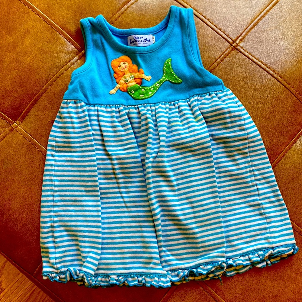 Mermaid cotton play dress